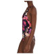 Nike Γυναικείο ολόσωμο μαγιό Floral Scoop Neck Swimsuit